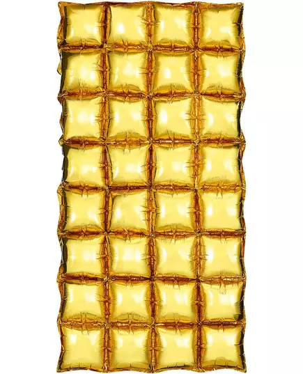 Guldfärgad ballonggardin 55 x 110 cm