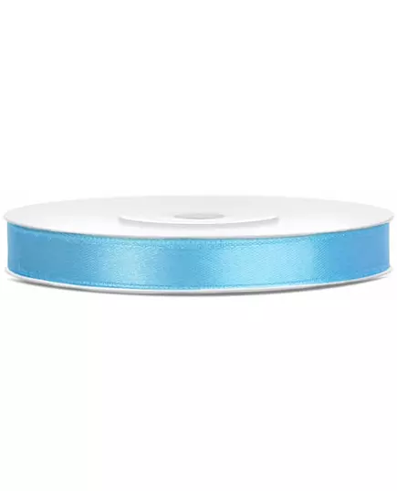 Satinband himmelsblått 0.6 cm x 25 m