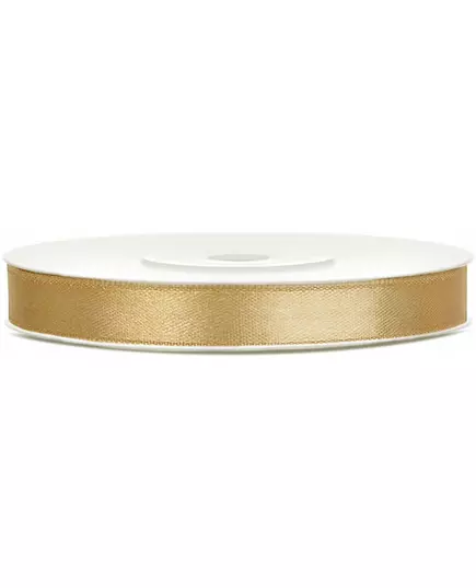 Ockragult satinband 0,6 cm x 25 m