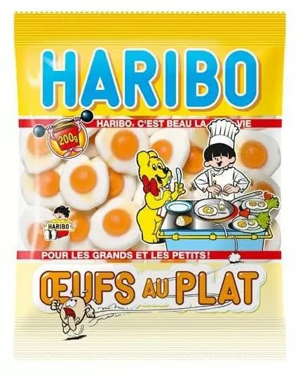 Haribo Oeufs au plat-godispåse – 100 g