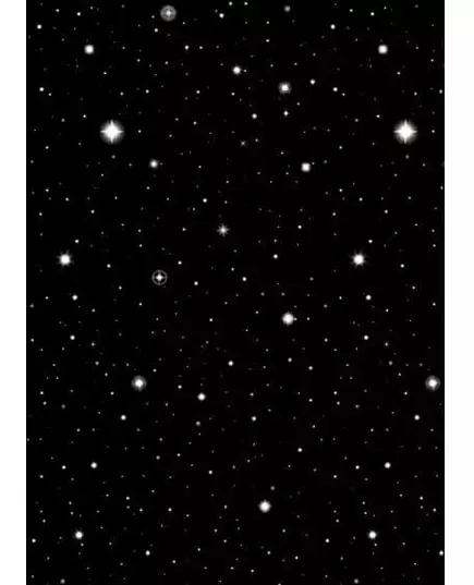 Väggdekoration stjärnhimmel 1.2 x 12.2 m