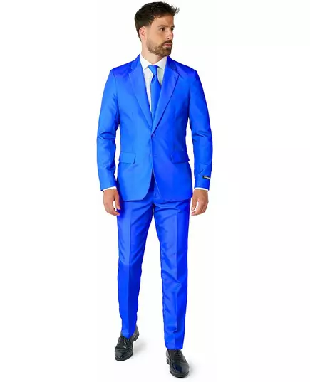 Mr. Solid blå kostym herr Suitmeister™, Storlek: Small (EU 44-46)