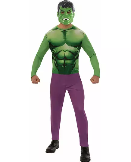 Klassisk Hulk™-maskeraddräkt vuxen, Storlek: Large