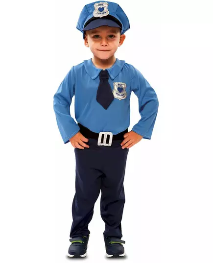 Polisdräkt pojke