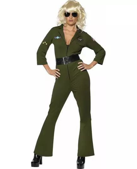 Flygarinnekostym Hottie Top Gun™ dam