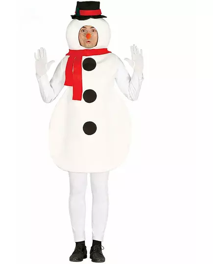 Snögubbemaskeraddräkt för vuxen
