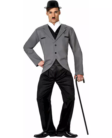 Charlot gatudansare-maskeraddräkt herr, Storlek: Medium/Large