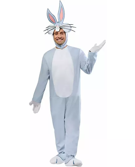 Klassisk Bugs Bunny™ Looney Tunes-maskeraddräkt vuxen, Storlek: Large