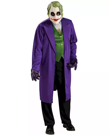 Klassisk Joker The Dark Knight™-maskeraddräkt vuxen, Storlek: Medium/Large
