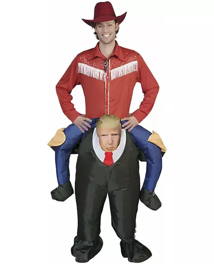 Uppblåsbar maskeraddräkt amerikansk president
