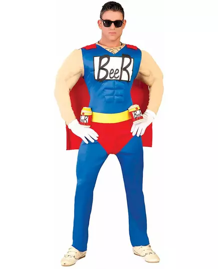Humoristisk Beerman-maskeraddräkt vuxen, Storlek: Large (52-54)