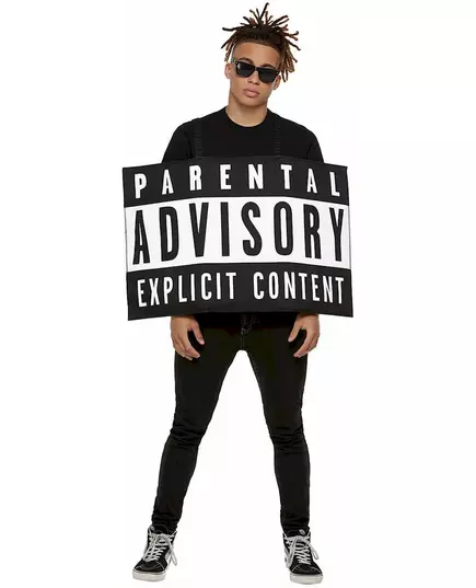 Humoristisk maskeraddräkt Parental Advisory vuxen