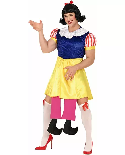 Humoristisk busig prinsessmaskeraddräkt herr, Storlek: Medium (48-50)