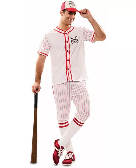 Basebollspelarmaskeraddräkt herr