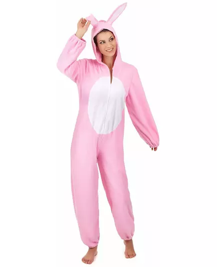 Rosa kaninmaskeraddräkt dam