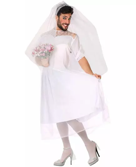 Humoristisk brudmaskeraddräkt herr