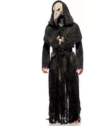 Lyxig pestläkarmaskeraddräkt med mask vuxen, Storlek: Medium/Large (48/54)