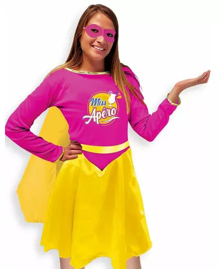 Miss apéro-maskeraddräkt dam
