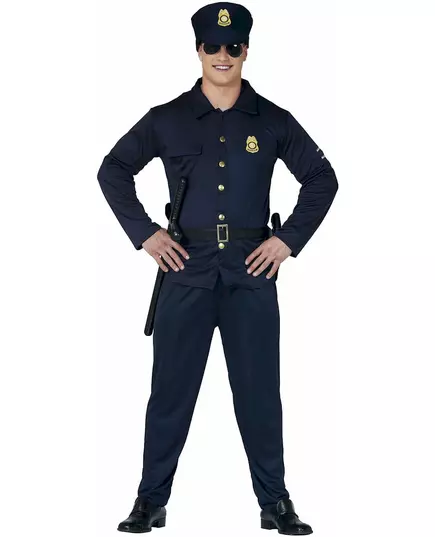 Polismaskeraddräkt vuxen plus size