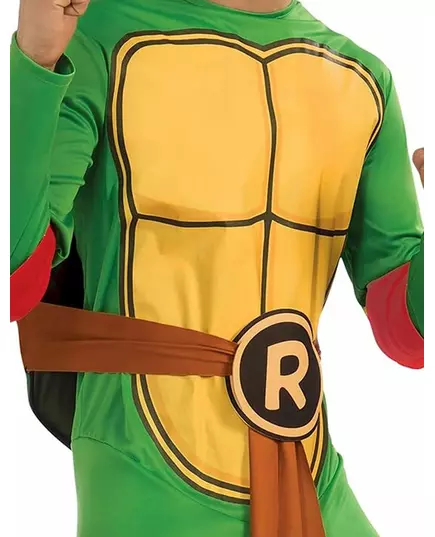 Klassisk Raphael-maskeraddräkt från Tortues Ninja™ vuxen, Storlek: Medium/Large