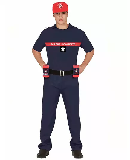 Maskeraddräkt berusad brandman vuxen