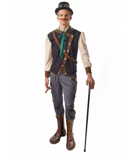 Steampunk-maskeraddräkt dandy herr, Storlek: Large