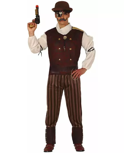 Steampunk-maskeraddräkt herr, Storlek: Medium (48-50)