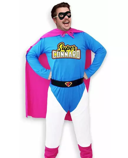 Super Connard-maskeraddräkt herr