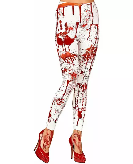 Blodiga leggings dam