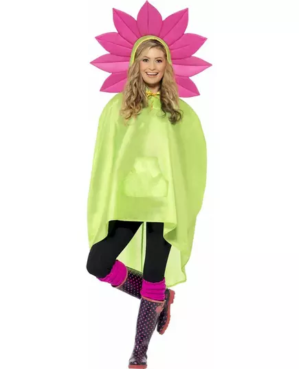 Blomsterponcho vuxen