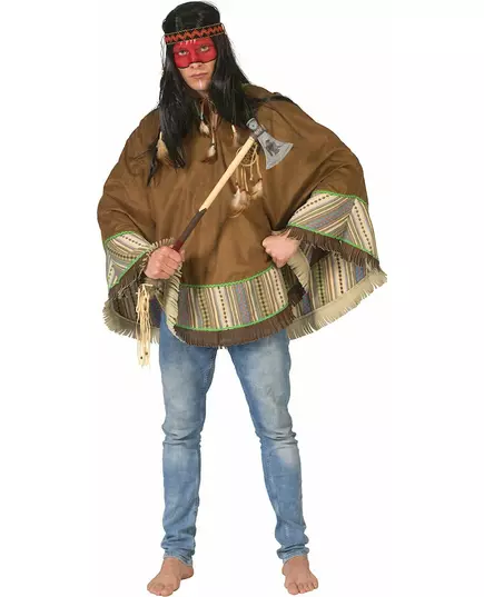 Lyxig indisk poncho vuxen