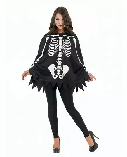 Skelettponcho vuxen