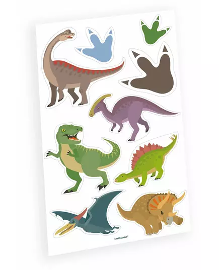 Tillfälliga tatueringar med stora dinosaurier