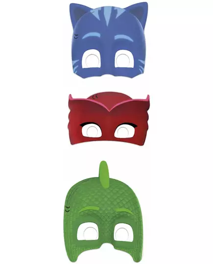 6 kartongmasker Pyjamasques ™