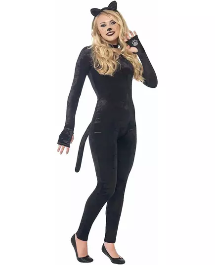Kattmaskeraddräkt med jumpsuit för tonåring