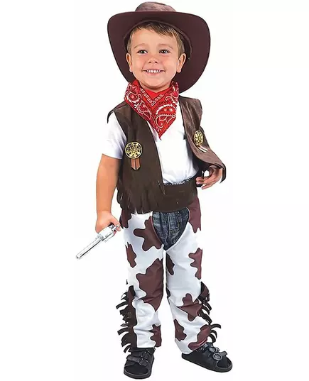 Klassisk cowboymaskeraddräkt för pojkar