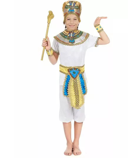 Egyptisk maskeraddräkt pojke, Storlek: 4-6 år (110-120 cm)
