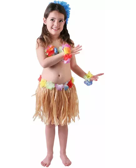 Maskeraddräkt naturlig hawaiianska flicka