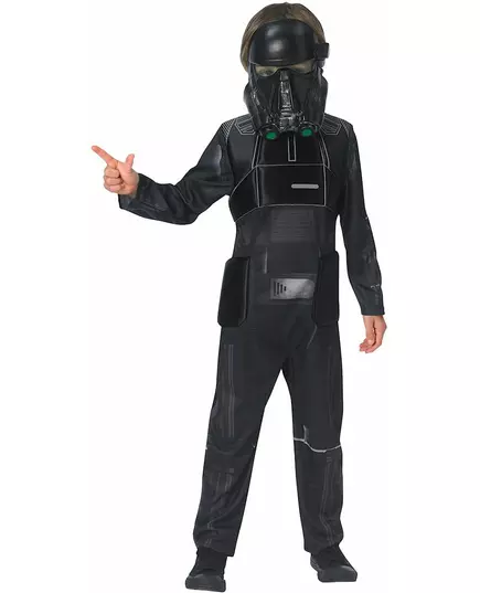 Lyxmaskeraddräkt Death trooper Star Wars Rogue One™ barn, Storlek: 5-6 år (116 cm)