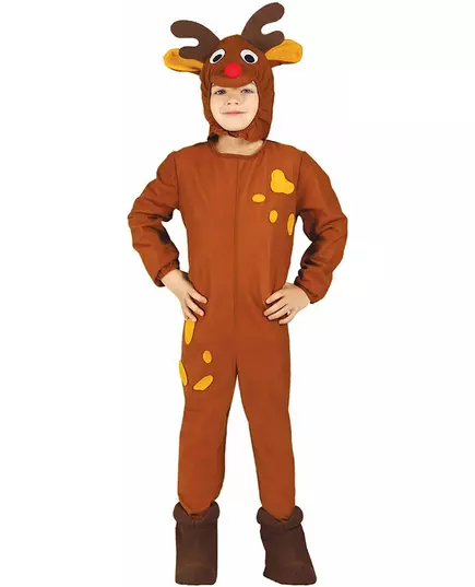 Maskeraddräkt liten julren barn, Storlek: 3-4 år (95-105 cm)
