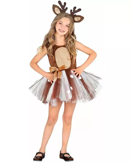 Liten renmaskeraddräkt med tutu flicka, Storlek: 3-4 år(110 cm)