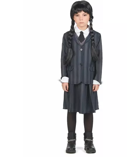 Gotisk skoluniform-maskeraddräkt barn, Storlek: 10-12 år (130-140 cm)