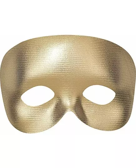 Halvmask i guld för vuxen