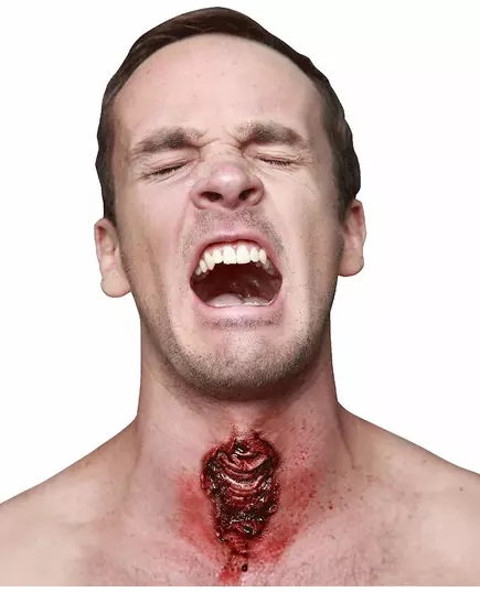 Synligt låtsassår i halsen vuxen Halloween