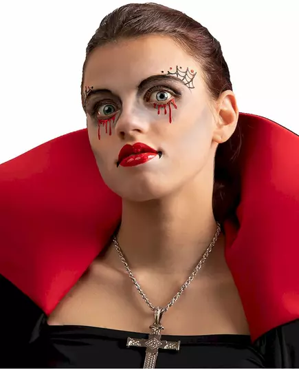 Glittrigt vampyrsminkkit vuxen