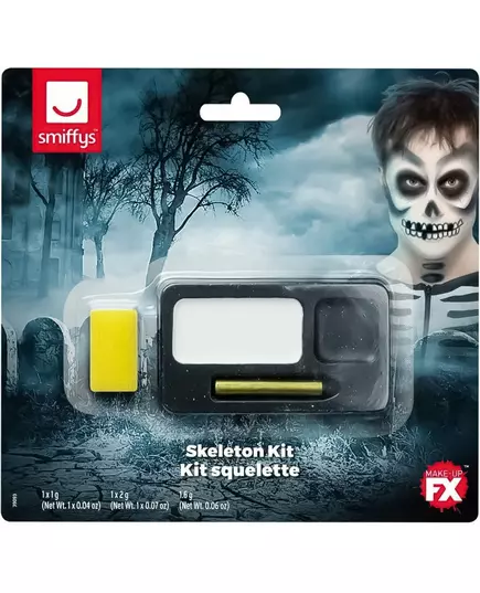 Sminkset skelett vuxen Halloween