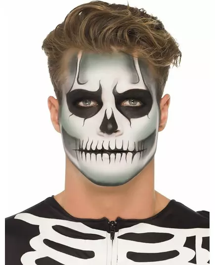 Självlysande skelettsminkkit vuxen Halloween