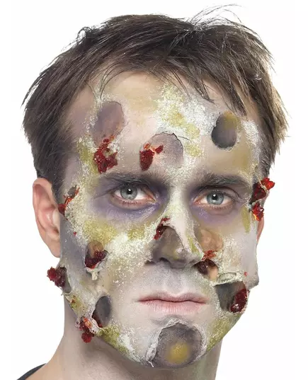 Komplett zombiemakeup vuxen Halloween