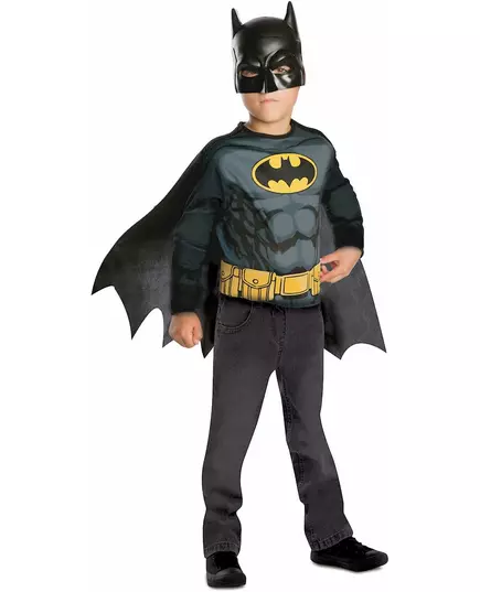 Batman™-set med topp och mask för barn