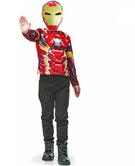 Topp och mask-kit Iron Man™ barn